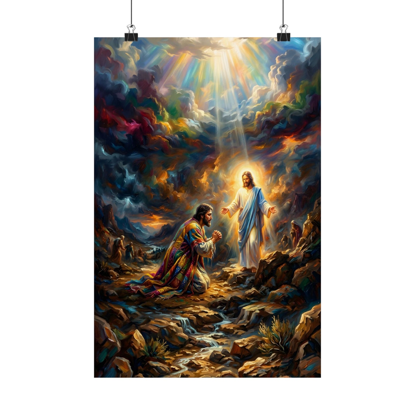 “Coat of Many Colors - Joseph's Enduring Faith” - Poster