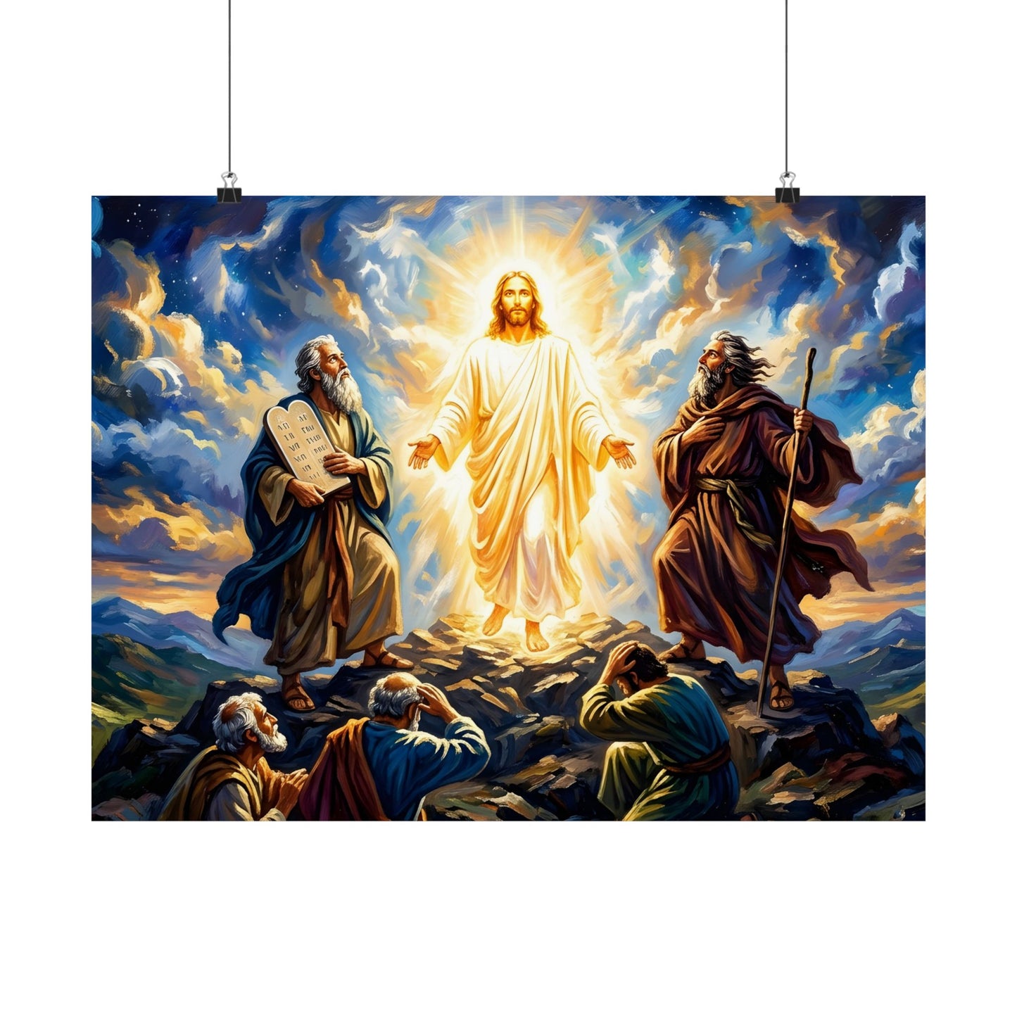 “Glorious Light - The Transfiguration of Jesus” - Poster