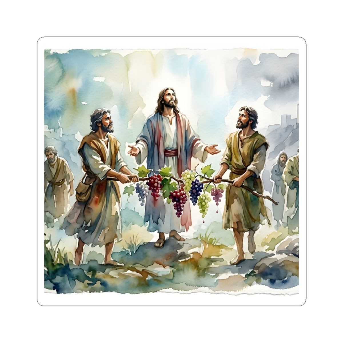 “Promised Land - The Spies Return from Canaan” - Sticker