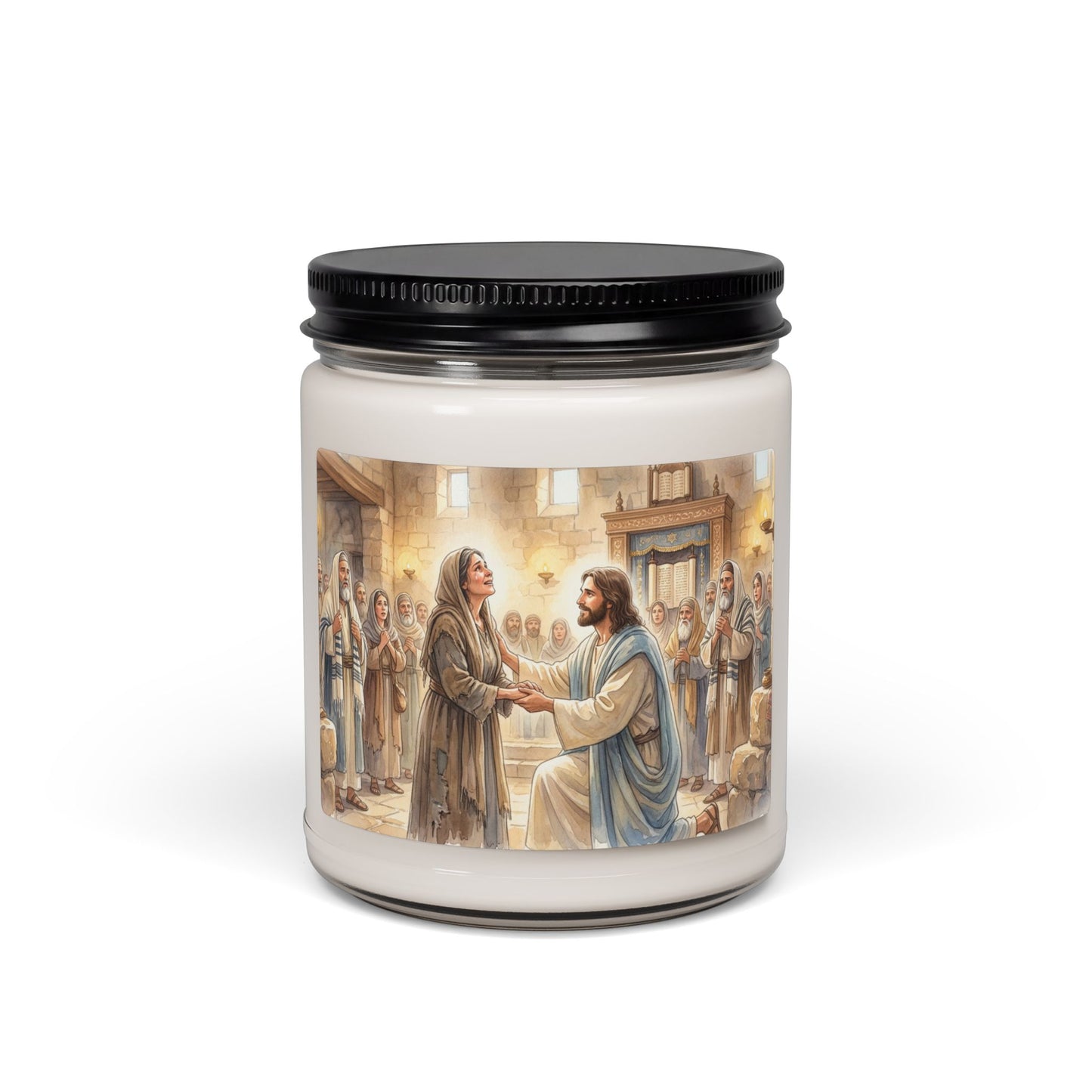 “Released - Jesus Heals the Bent Woman” - Scented Candle