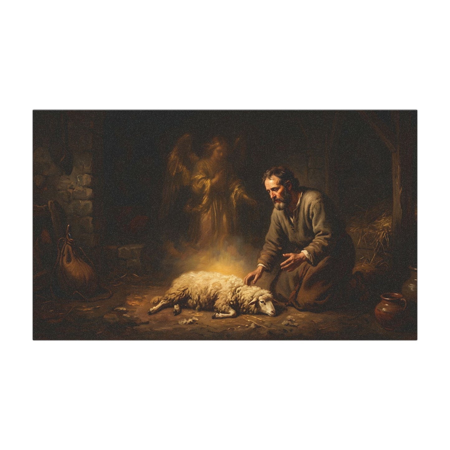 “Gideon's Fleece - Seeking Confirmation from God” - Car Magnet