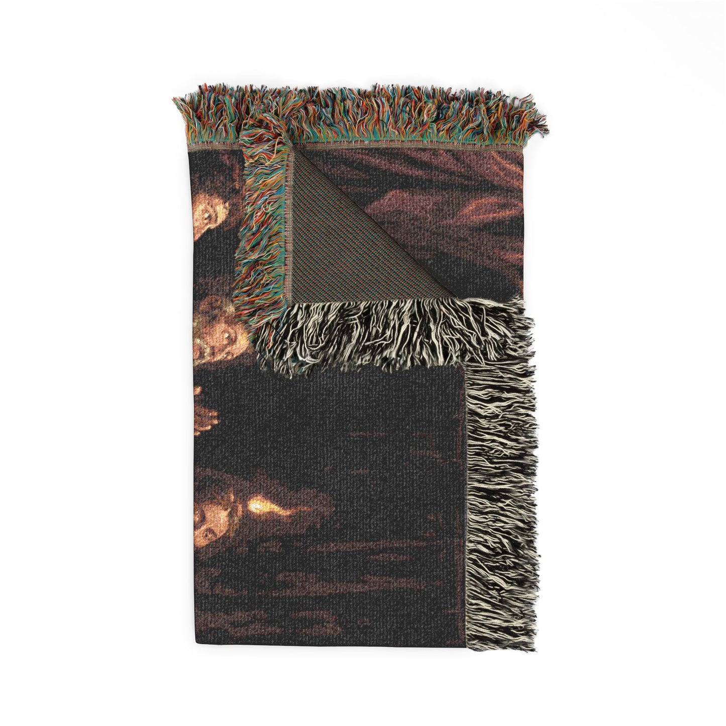 “Tongues of Fire - The Pentecost Outpouring” - Woven Blanket