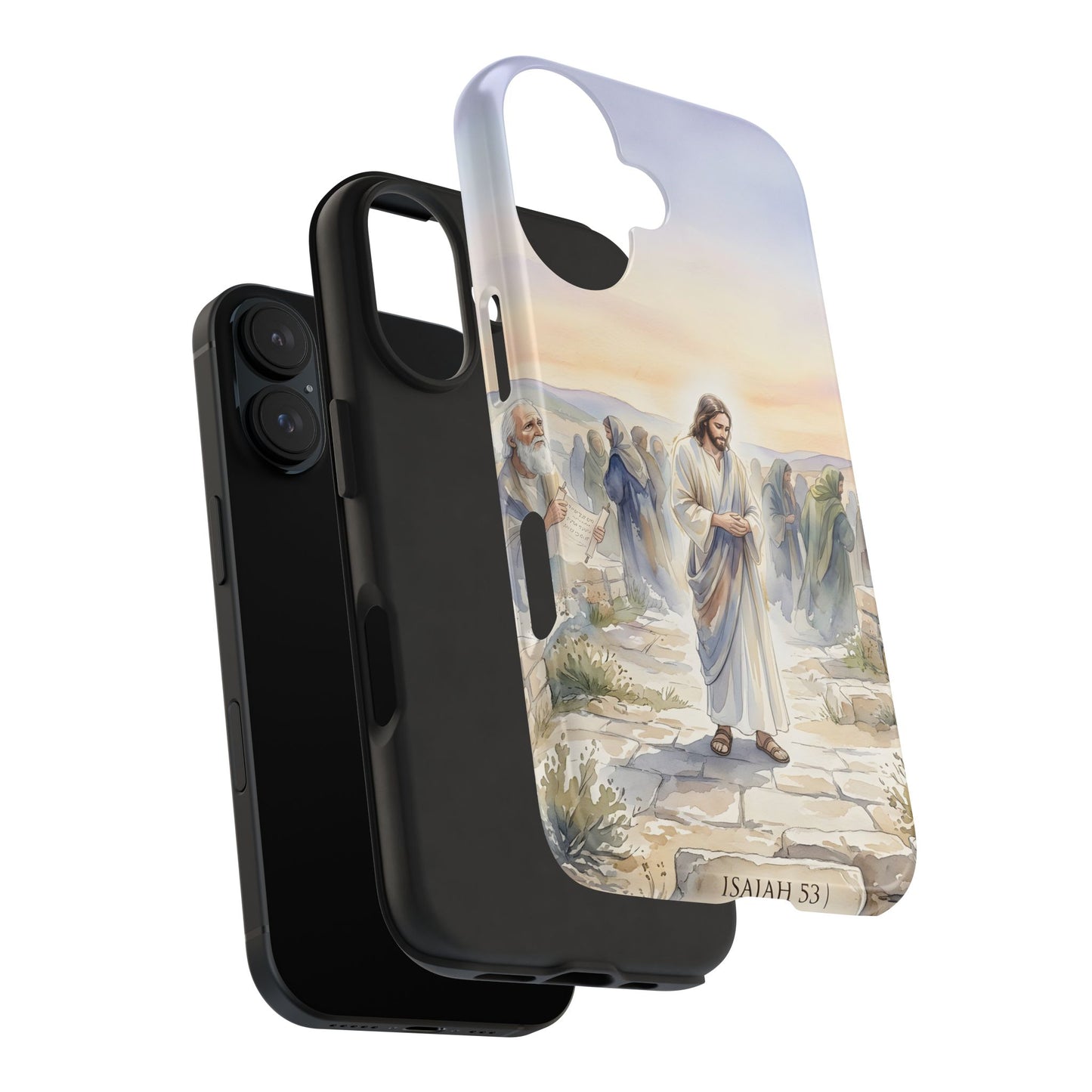 Isaiah prophesying the suffering servant - Phone Case