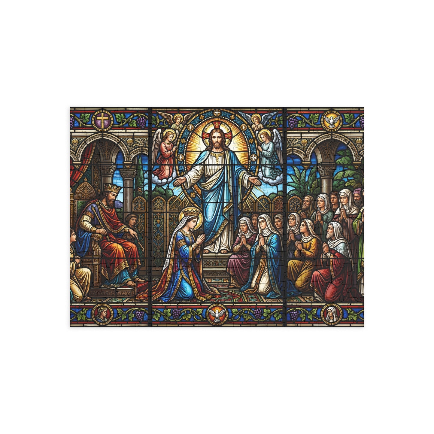 “For Such a Time As This - Esther Before King Ahasuerus” - Jigsaw Puzzle