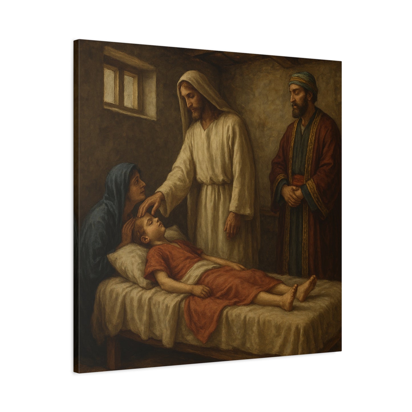 “The Healing Word – Jesus Restores the Nobleman’s Son” - Canvas Art