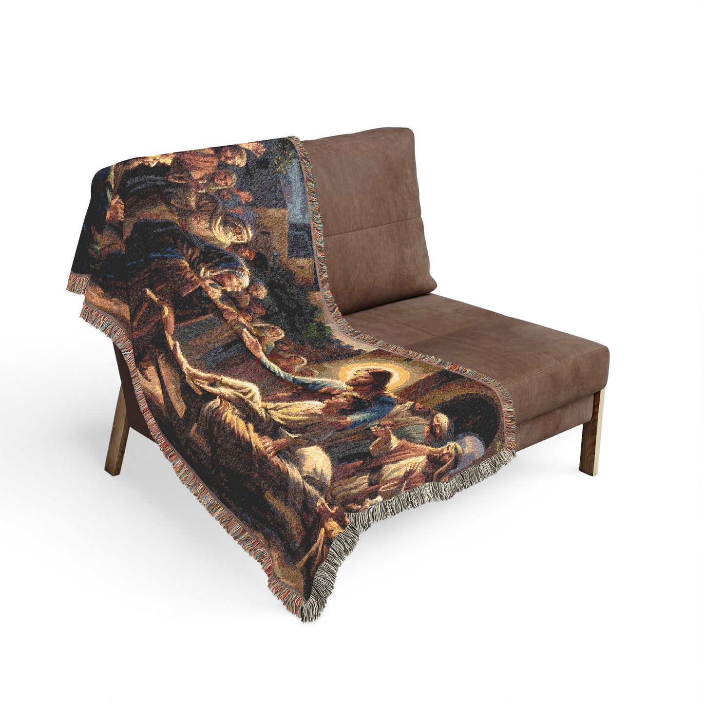 “Arise, Young Man - Resurrection at Nain” - Woven Blanket