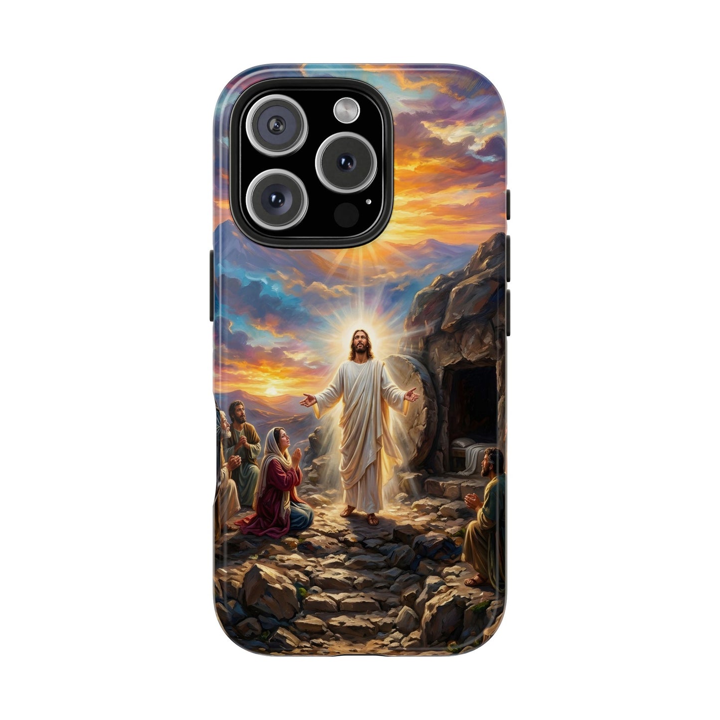“He Is Risen - The Empty Tomb at Dawn” - Phone Case