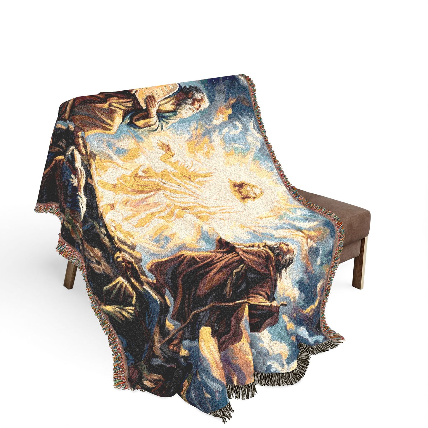 “Glorious Light - The Transfiguration of Jesus” - Woven Blanket