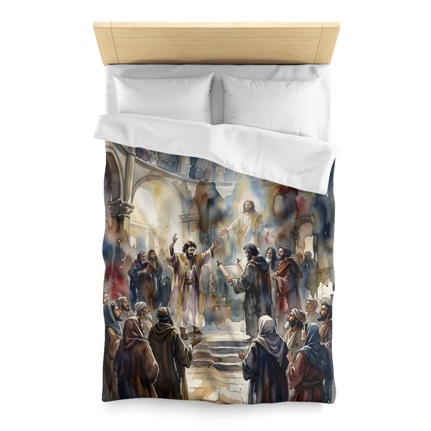 “Hearts Unveiled - Josiah's Repentance” - Duvet Cover