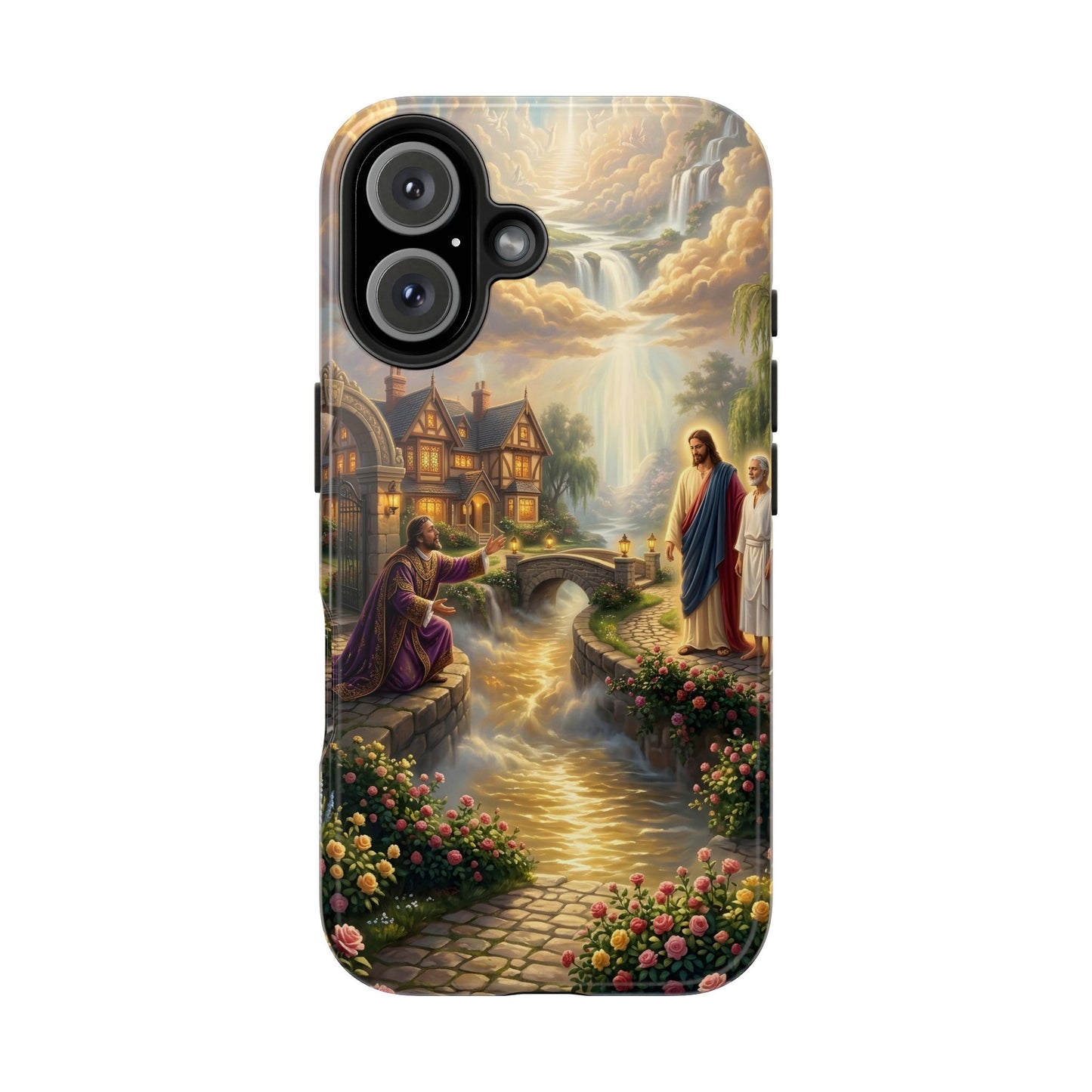 “The Great Reversal - Lazarus at the Rich Man’s Gate” - Phone Case