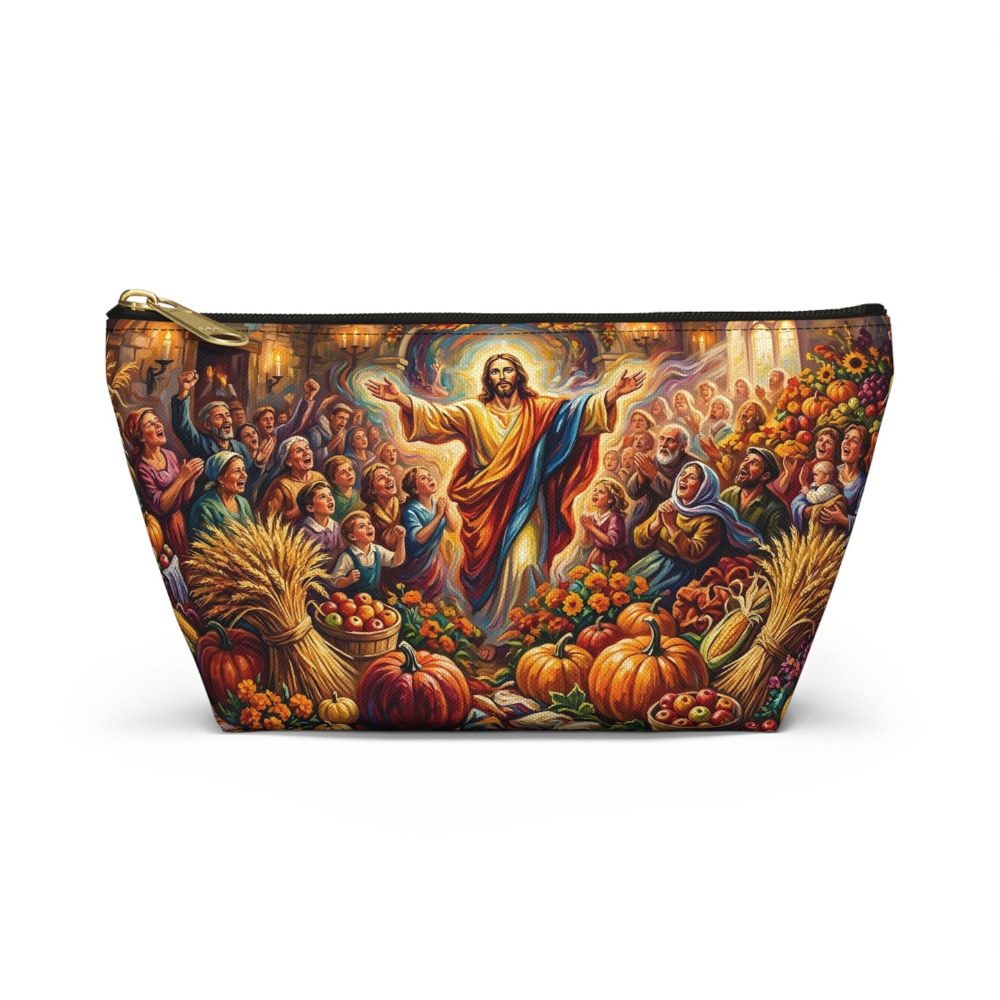“Bountiful Blessings - A Harvest of Thanksgiving” - Accessory Pouch