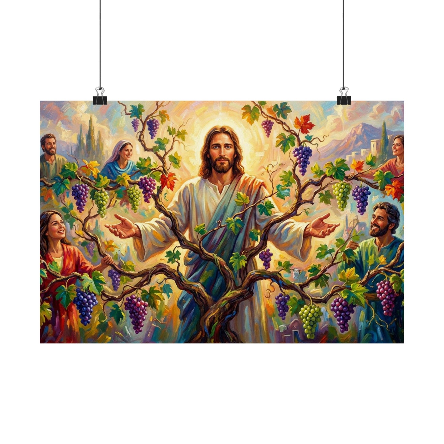 “I Am the True Vine - Abide in My Love” - Poster