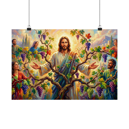 “I Am the True Vine - Abide in My Love” - Poster