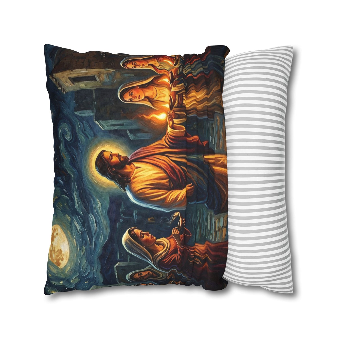 “Be Ready - Ten Virgins in Midnight Darkness” - Pillowcase