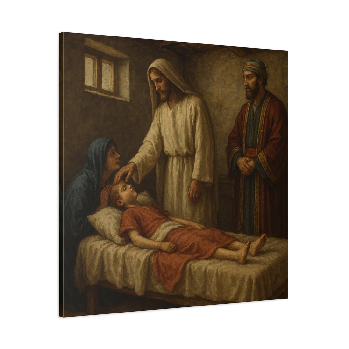 “The Healing Word – Jesus Restores the Nobleman’s Son” - Canvas Art