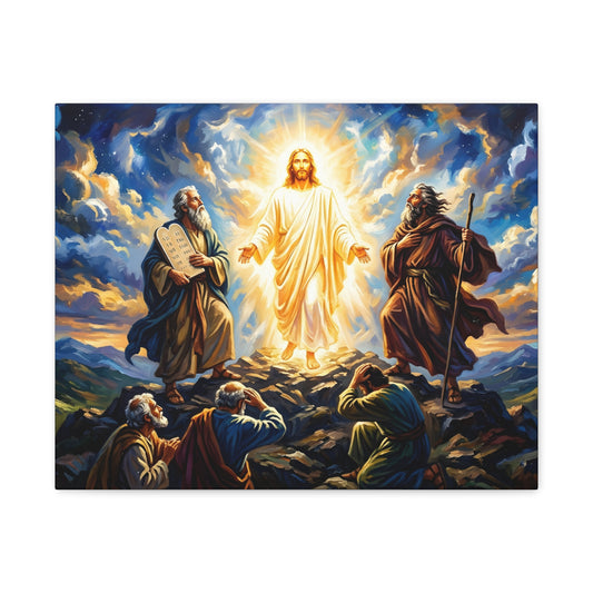 “Glorious Light - The Transfiguration of Jesus” - Canvas Art