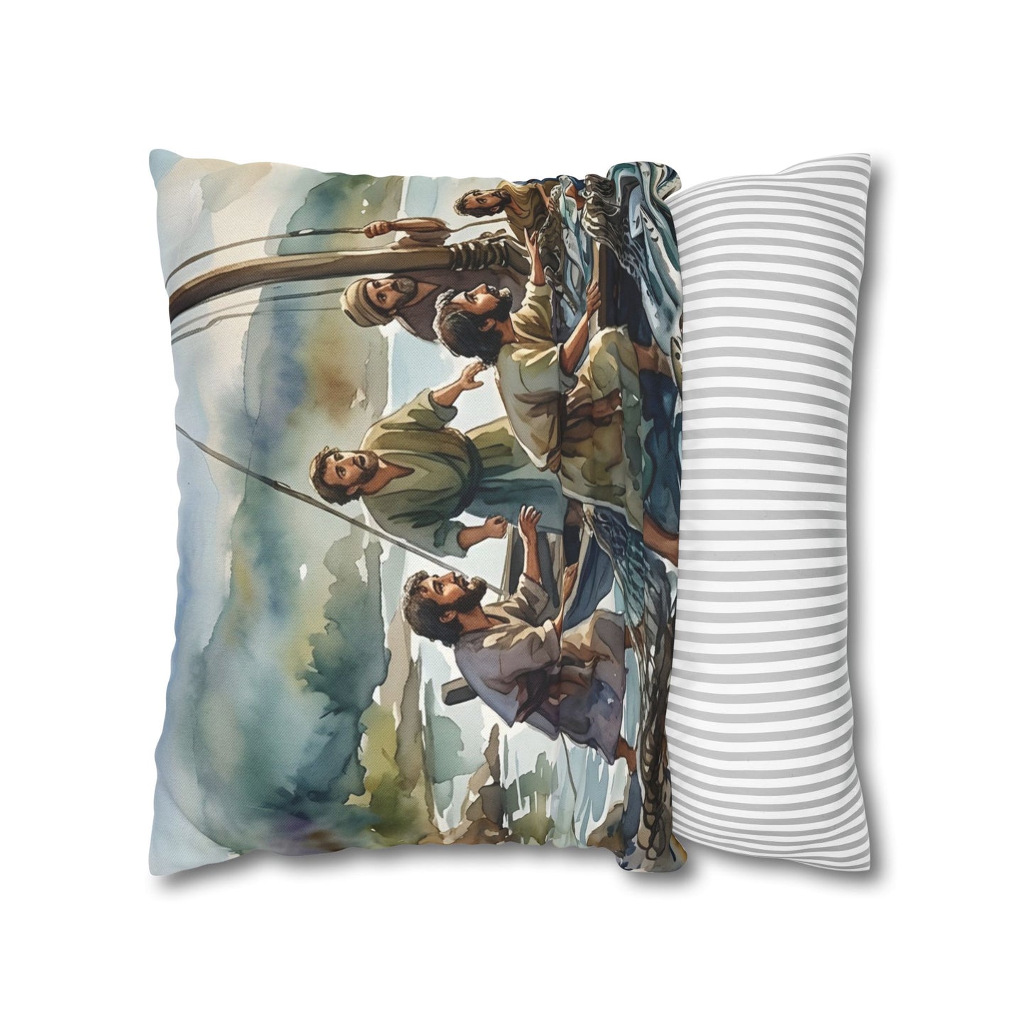 “Cast Your Nets - The Miraculous Catch” - Pillowcase