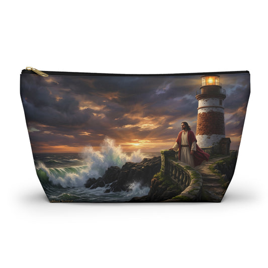 “Steadfast Hope - Lighthouse in the Storm” - Accessory Pouch