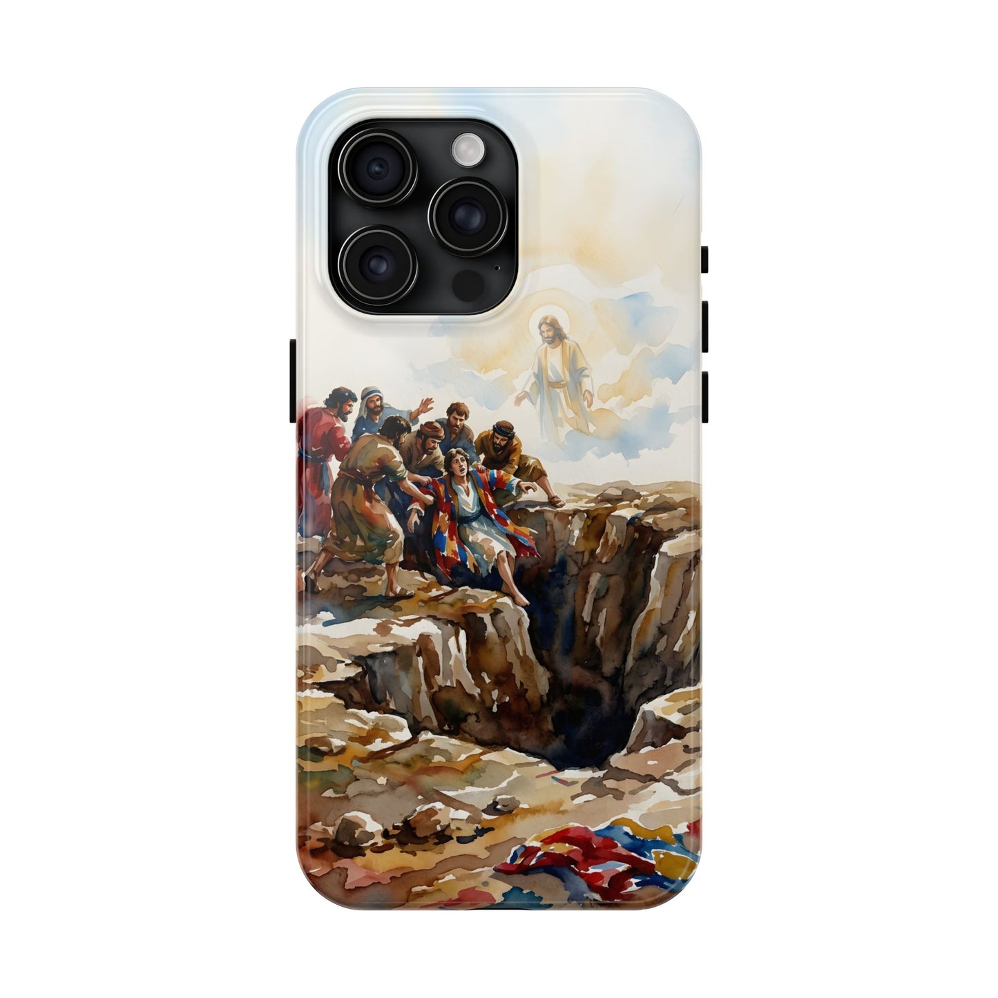 “Betrayal and Providence - Joseph in the Pit” - Phone Case
