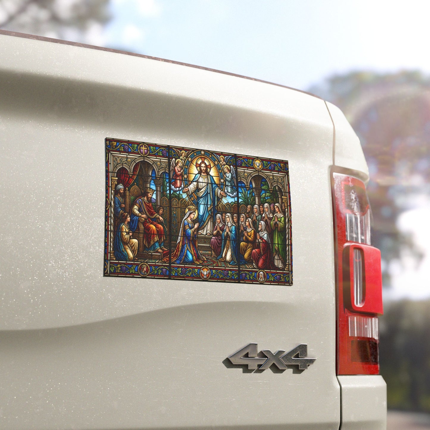 “For Such a Time As This - Esther Before King Ahasuerus” - Car Magnet
