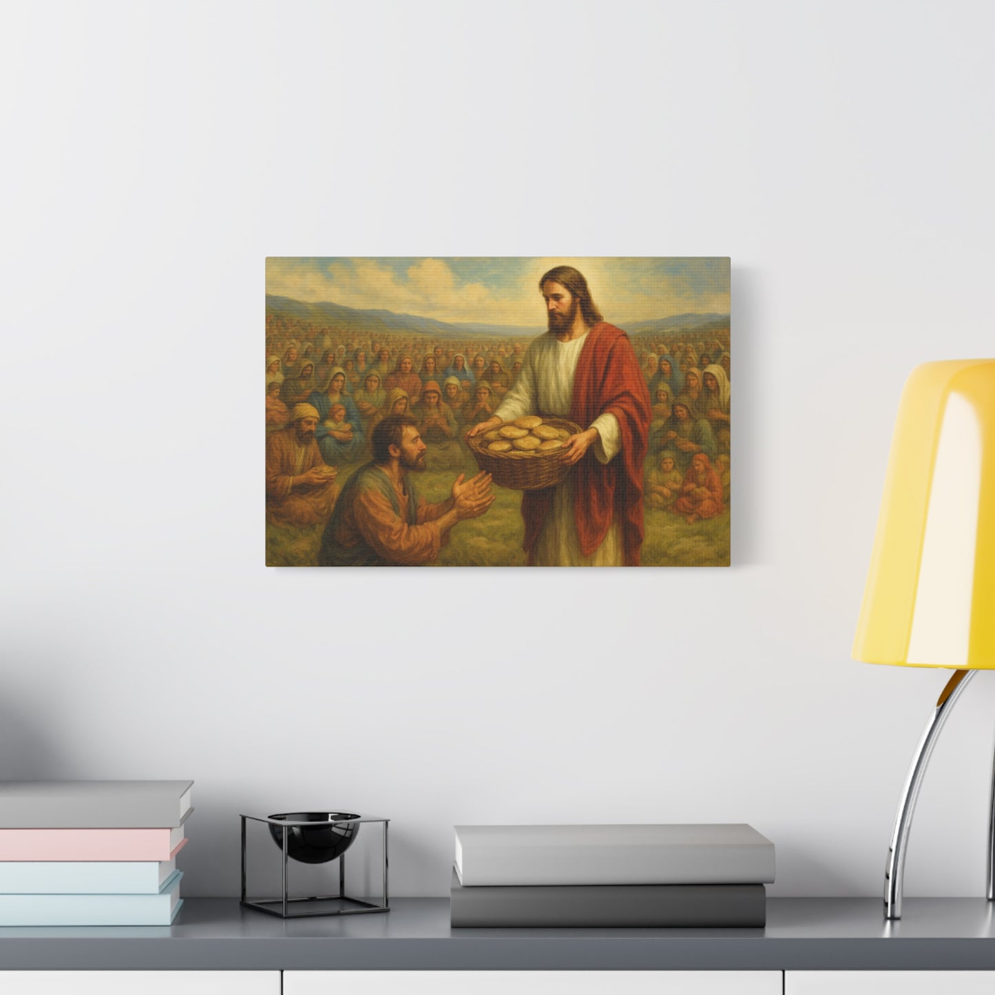 “Jesus Feeds the 4,000 – Matthew 15:32–39” - Canvas Art
