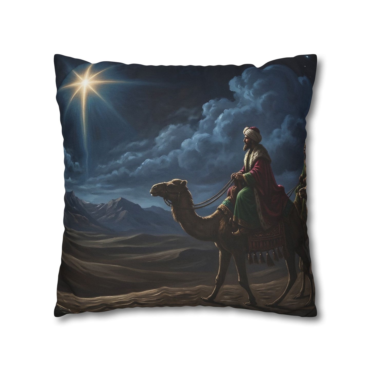 “Journey to Bethlehem - Wise Men Follow the Star” - Pillowcase
