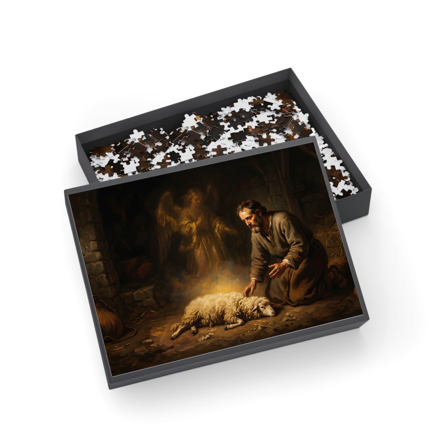 “Gideon's Fleece - Seeking Confirmation from God” - Jigsaw Puzzle