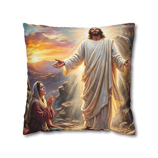 “He Is Risen - The Empty Tomb at Dawn” - Pillowcase
