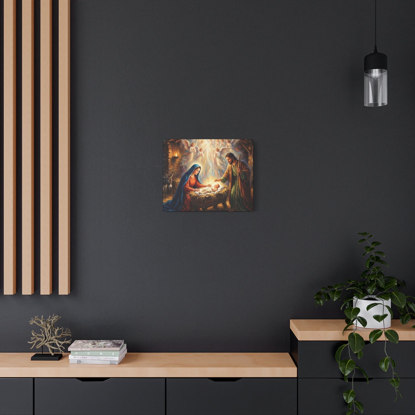 “Glory to God - The Nativity at Bethlehem” - Canvas Art