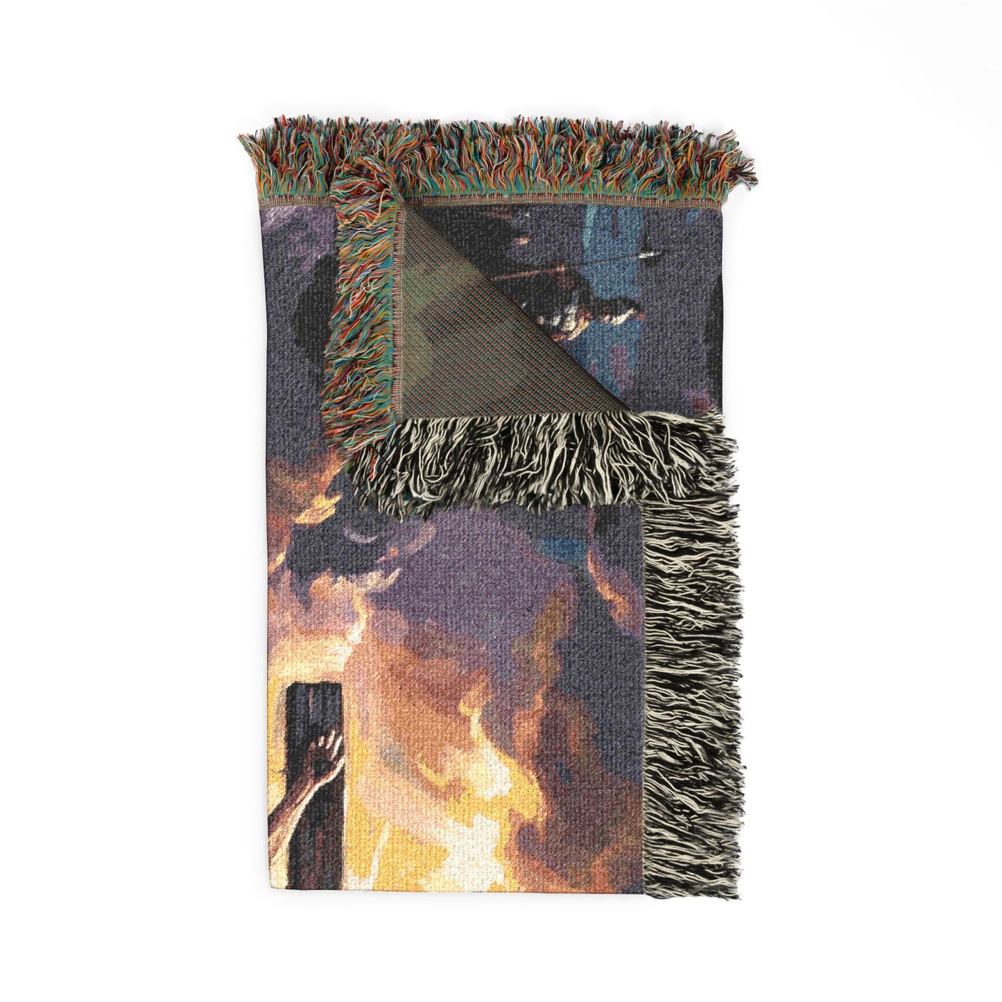 “It Is Finished - The Crucifixion at Calvary” - Woven Blanket