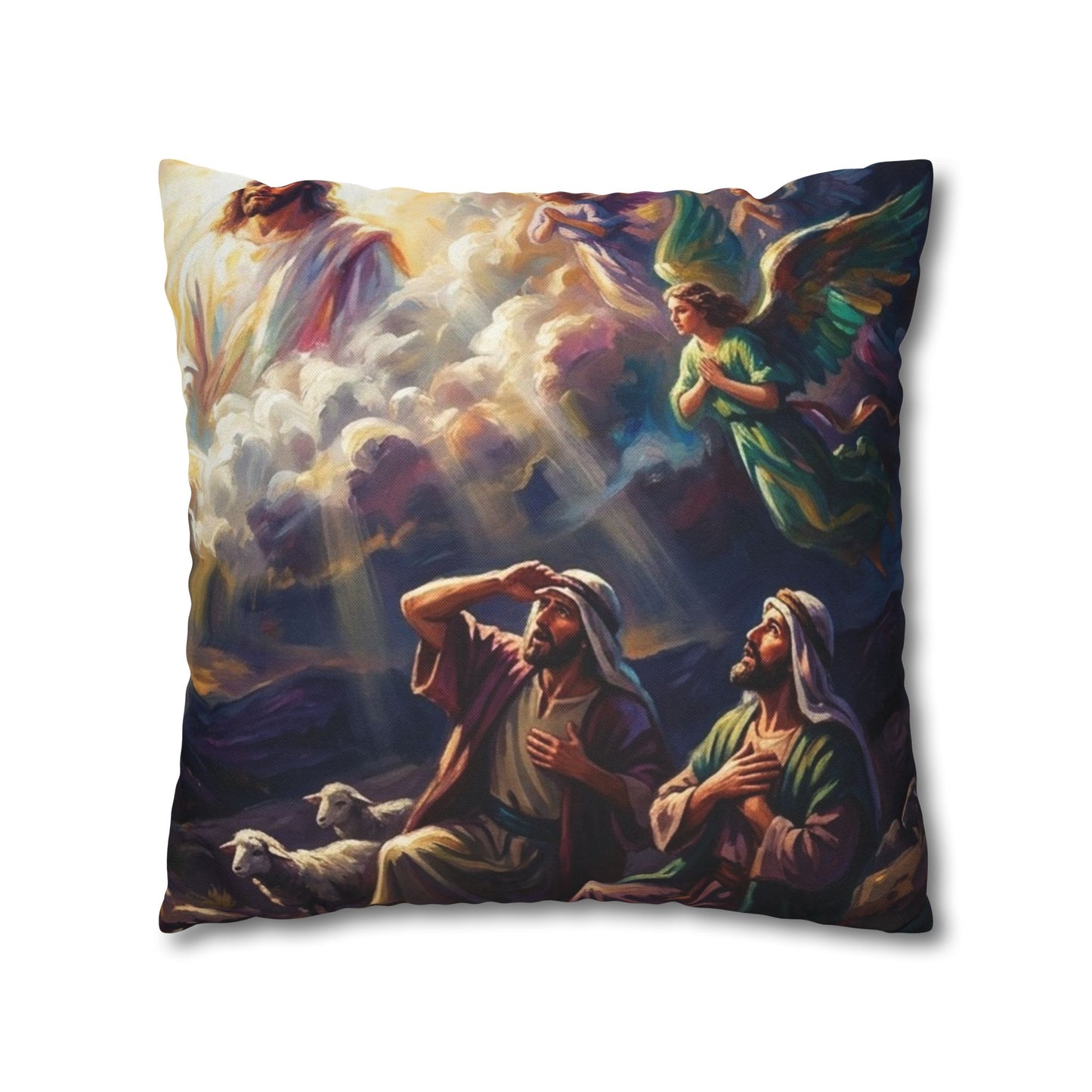 “Hark the Herald - Angels Announce the Savior” - Pillowcase