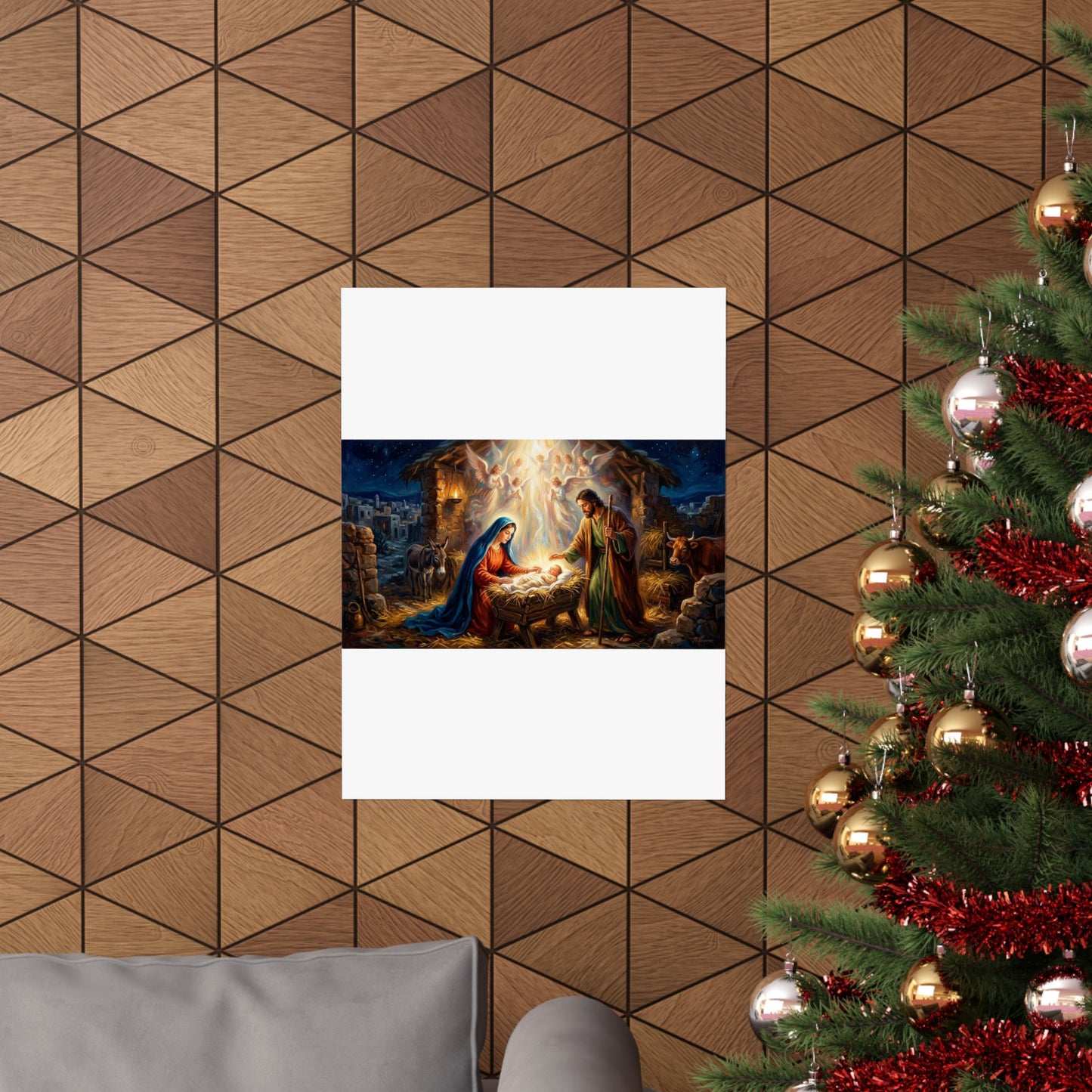 “Glory to God - The Nativity at Bethlehem” - Poster