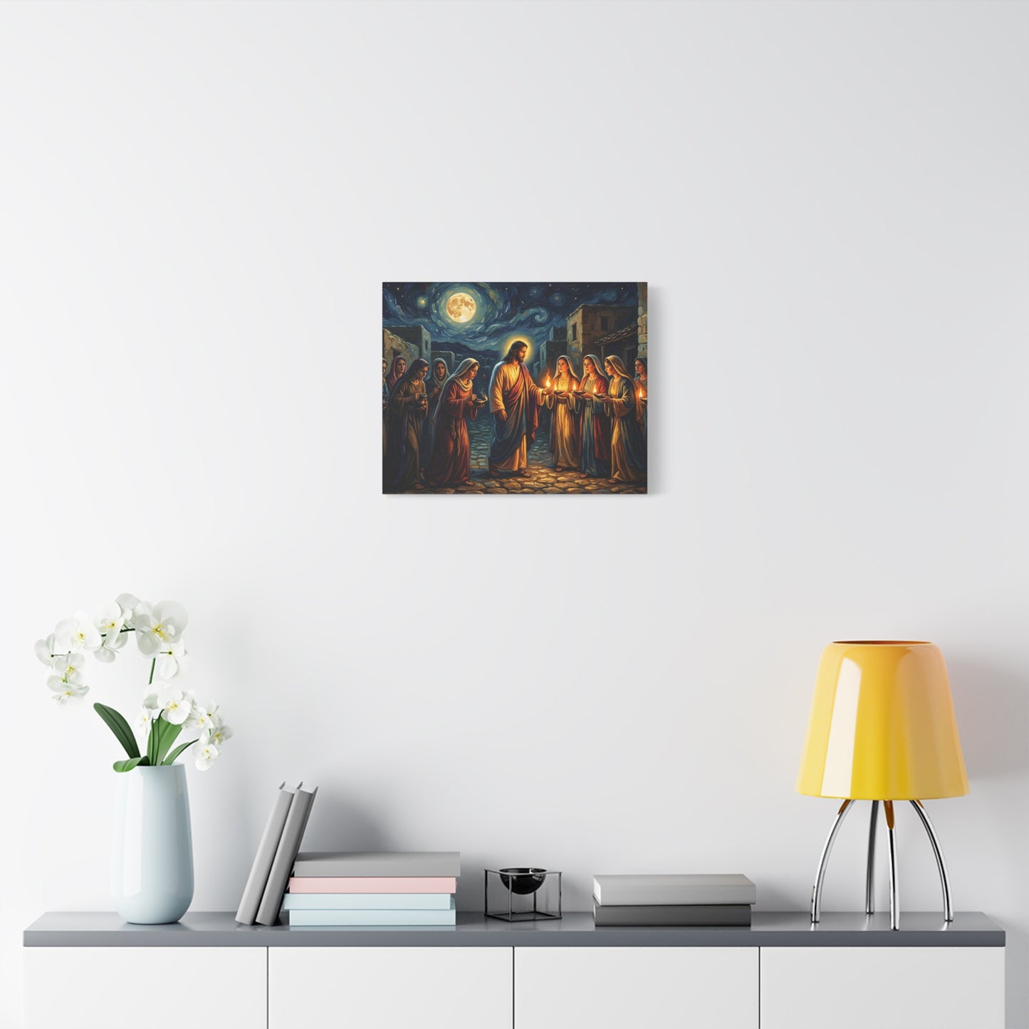 “Be Ready - Ten Virgins in Midnight Darkness” - Canvas Art