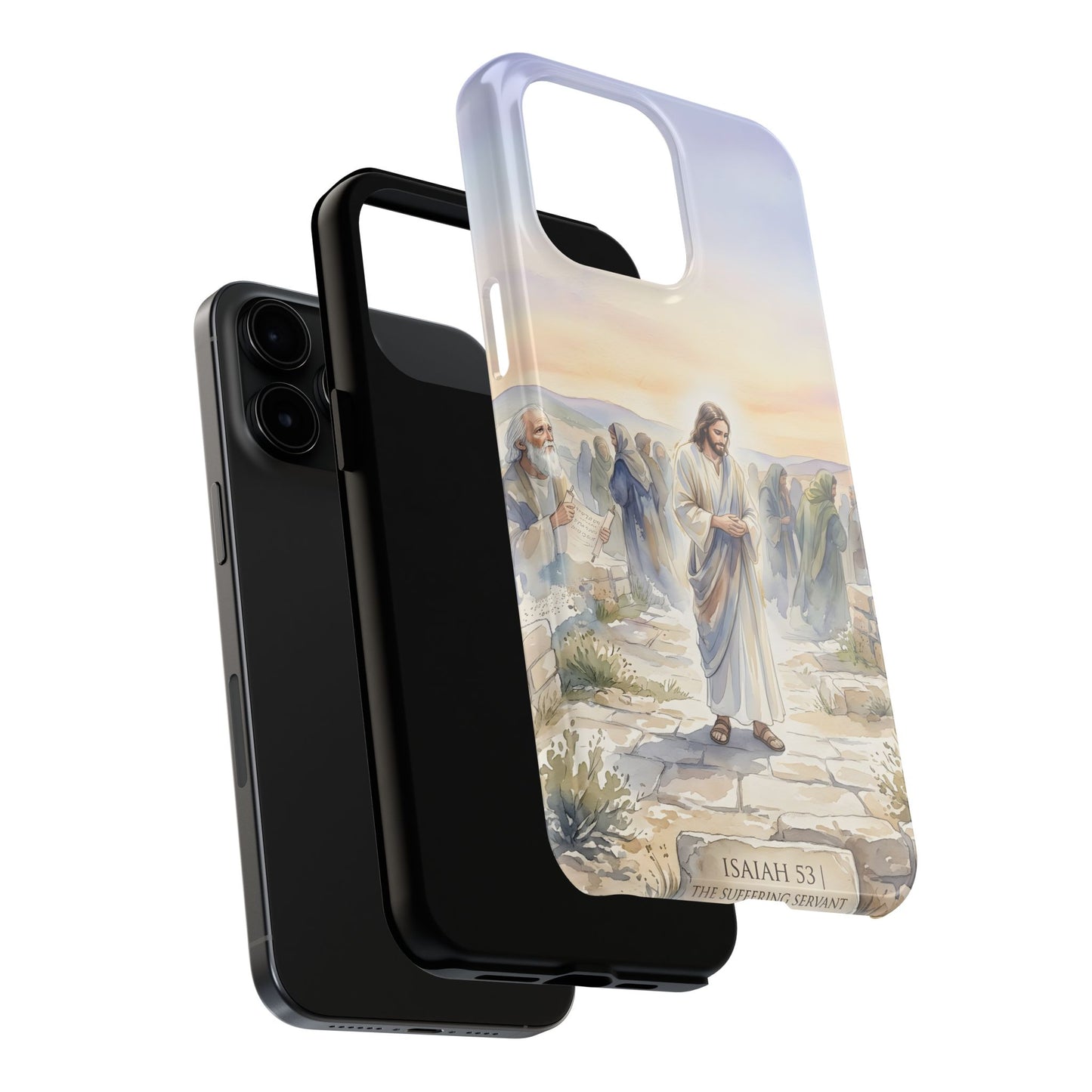 Isaiah prophesying the suffering servant - Phone Case
