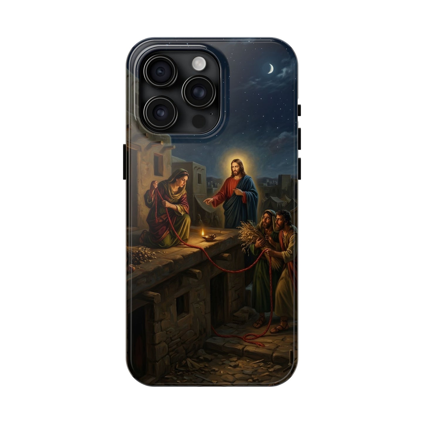 “Scarlet Cord - Rahab and the Spies” - Phone Case