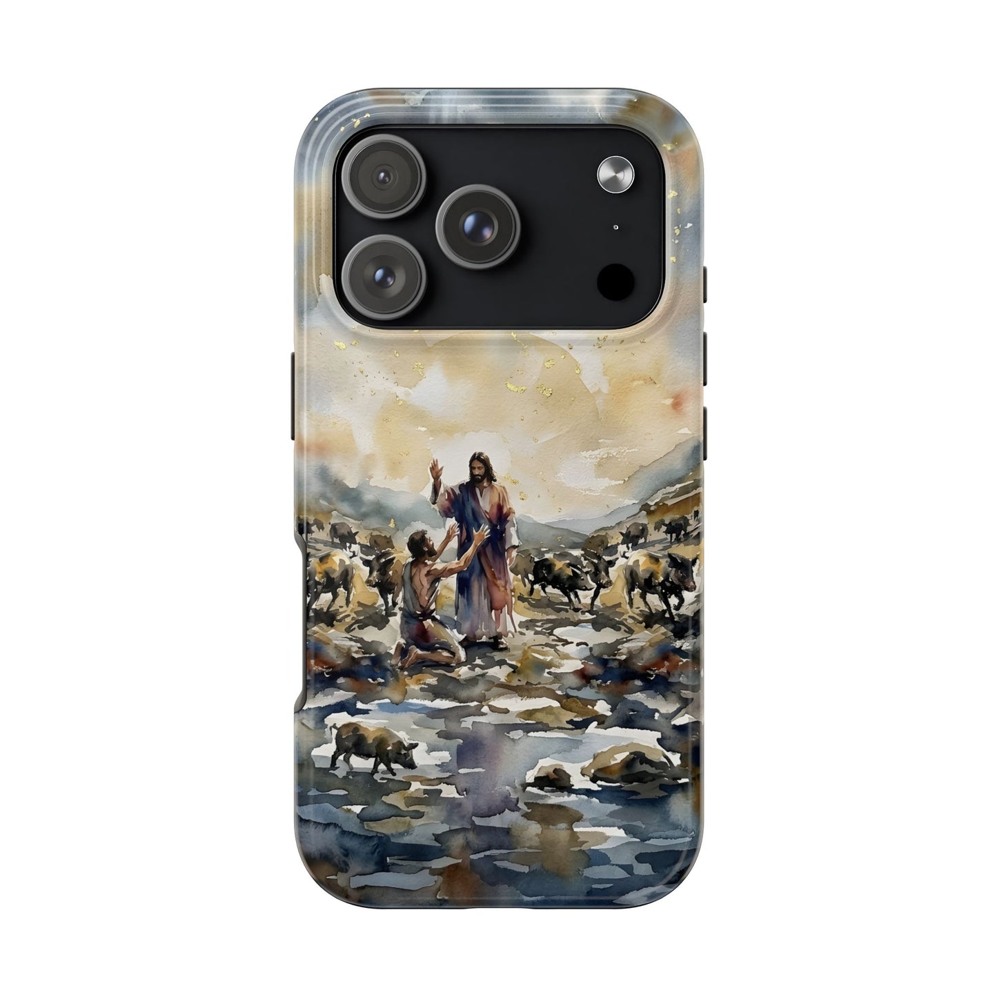 “Unchained - Jesus and the Demoniac” - Phone Case