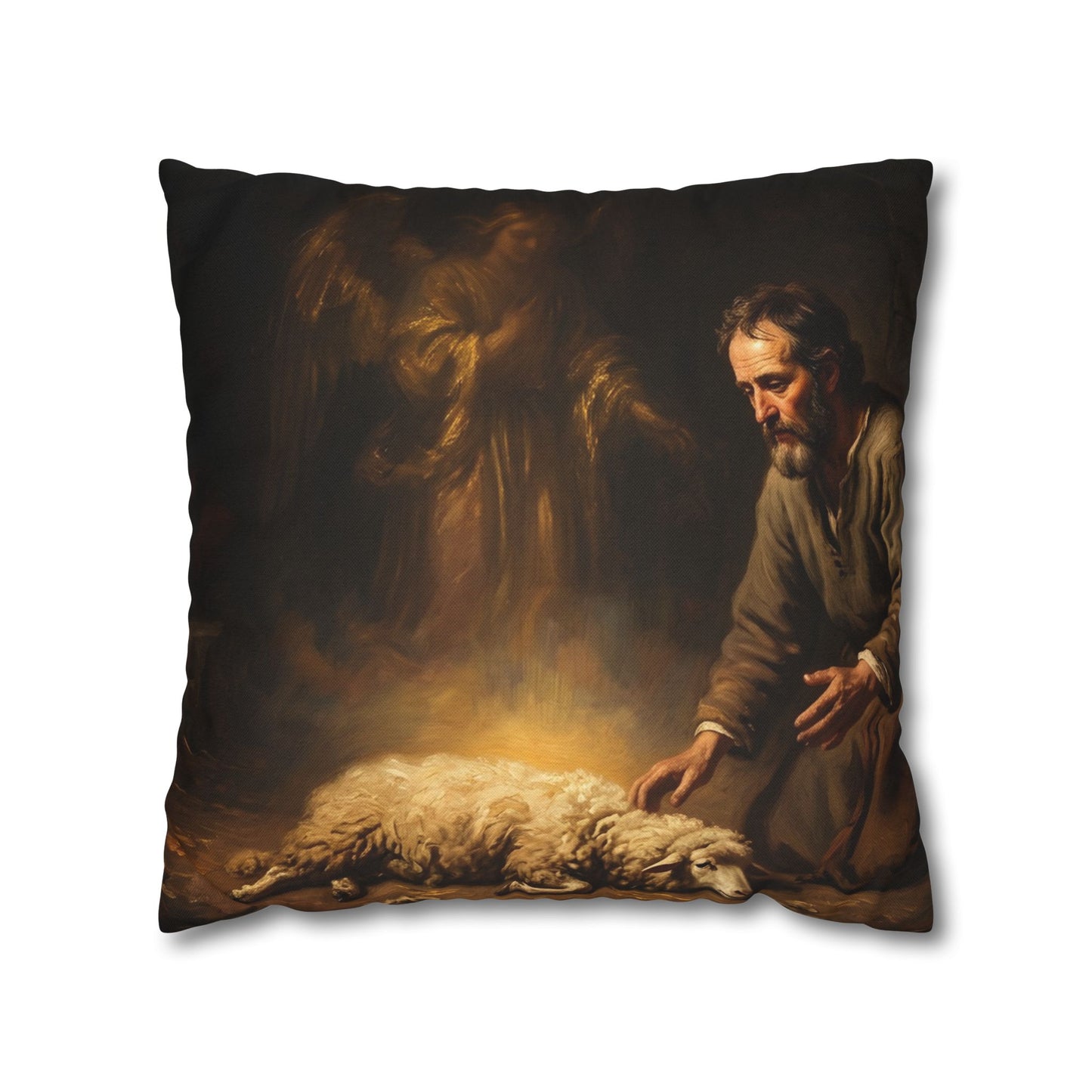 “Gideon's Fleece - Seeking Confirmation from God” - Pillowcase