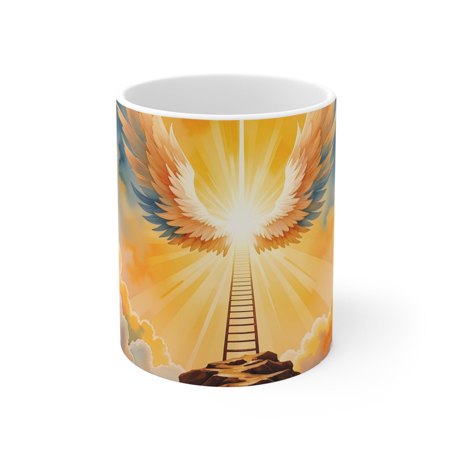 “Jacob's Gate - Angels Ascending and Descending” - Coffee Mug