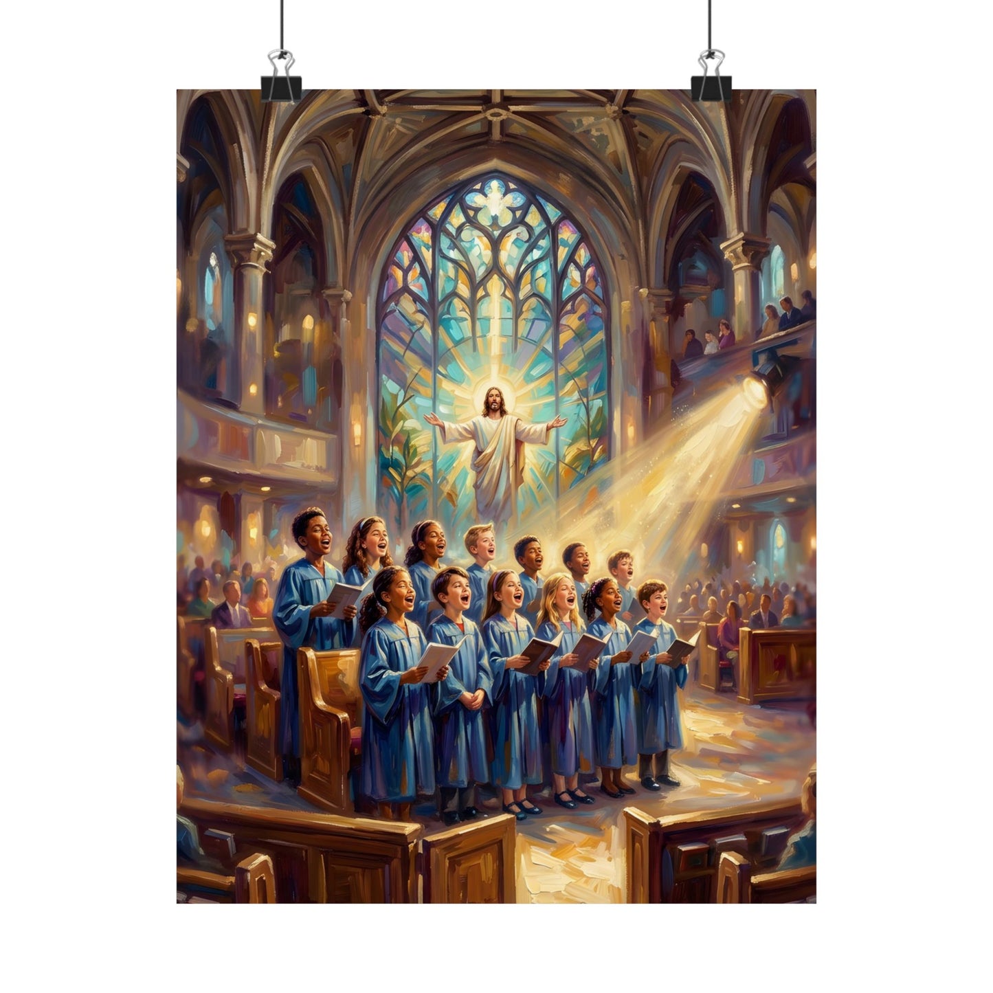 “Make a Joyful Noise - Children Sing Praise” - Poster