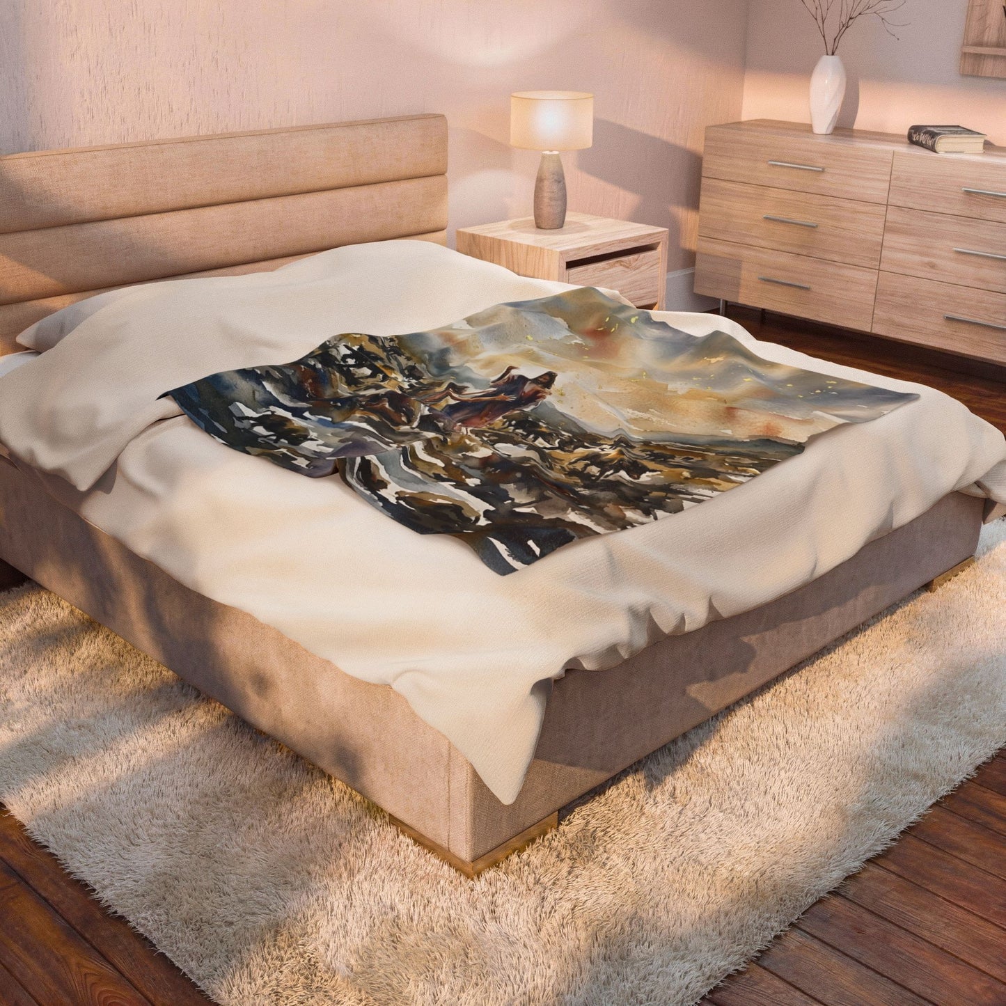 “Unchained - Jesus and the Demoniac” - Plush Blanket
