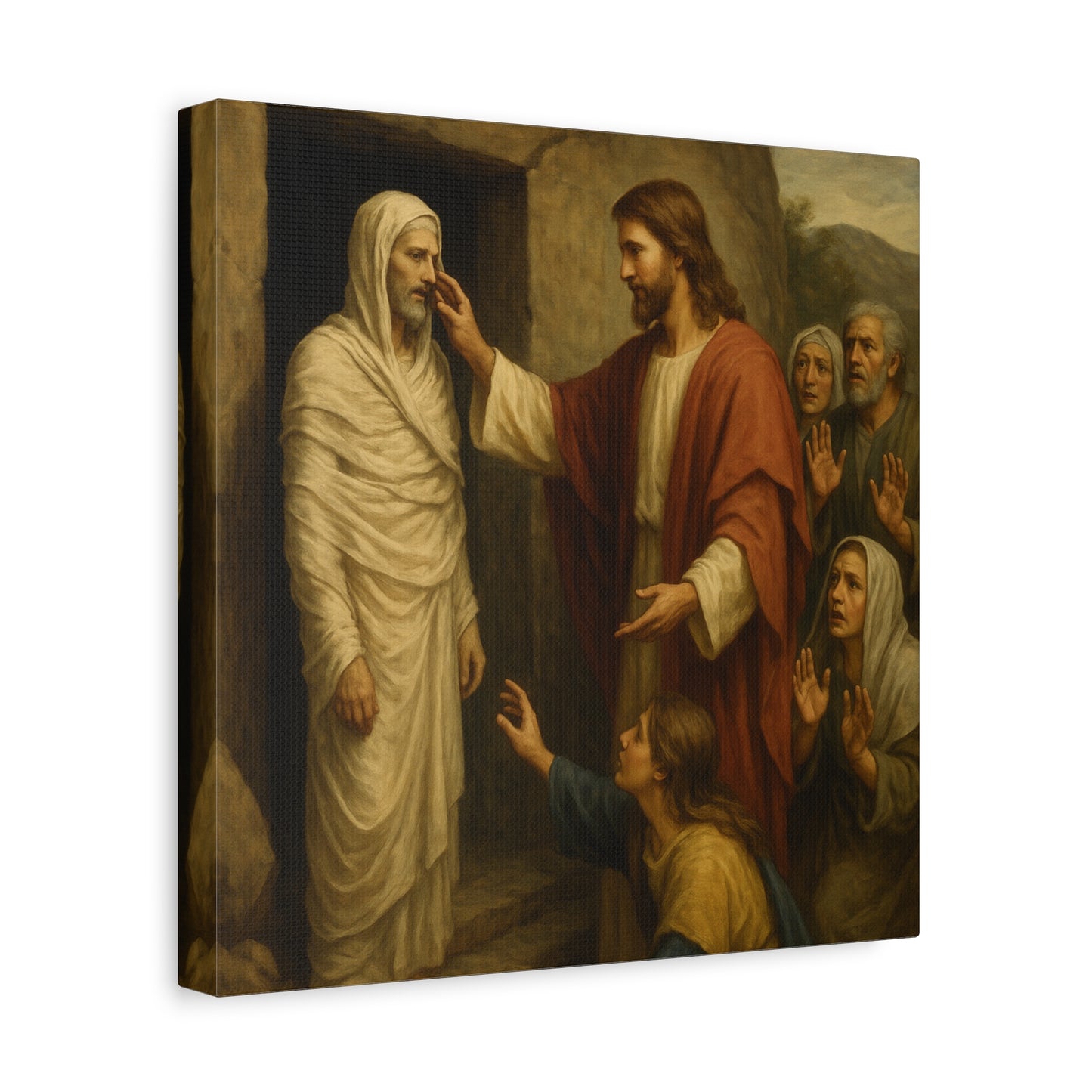 “Jesus Raises Lazarus from the Dead – John 11:1–46” - Canvas Art