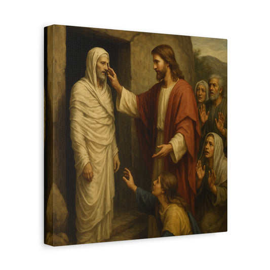 “Jesus Raises Lazarus from the Dead – John 11:1–46” - Canvas Art