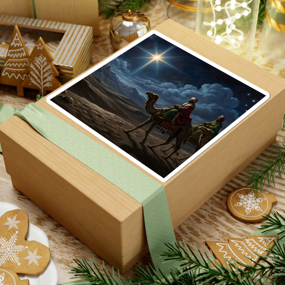 “Journey to Bethlehem - Wise Men Follow the Star” - Sticker