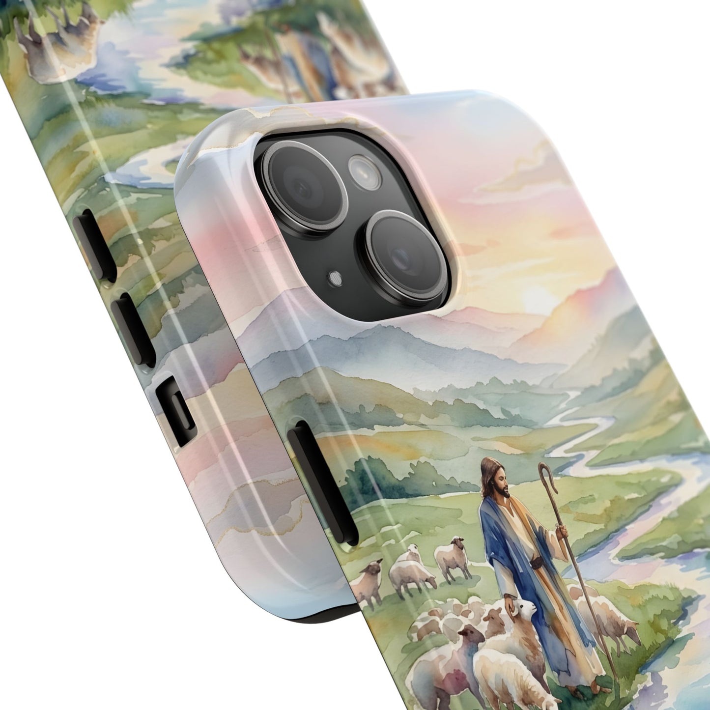 “Still Waters - Shepherd Leads His Flock” - Phone Case