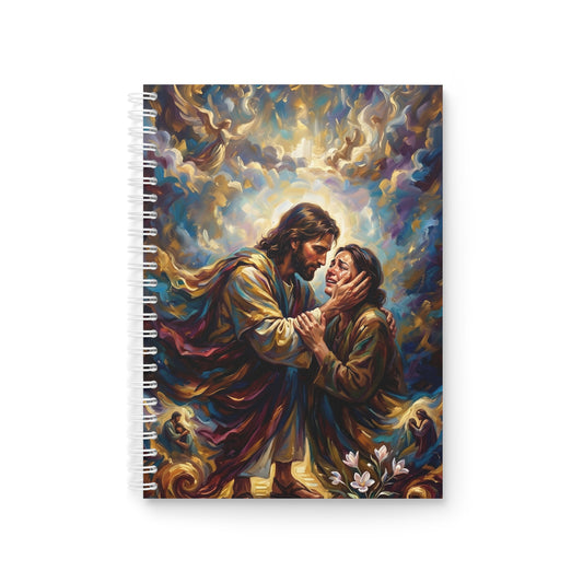 “No More Tears - God's Eternal Comfort” - Spiral Notebook