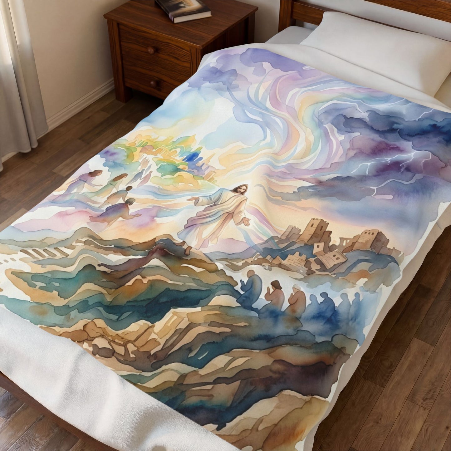 “Pride's Downfall - Obadiah's Prophecy” - Plush Blanket