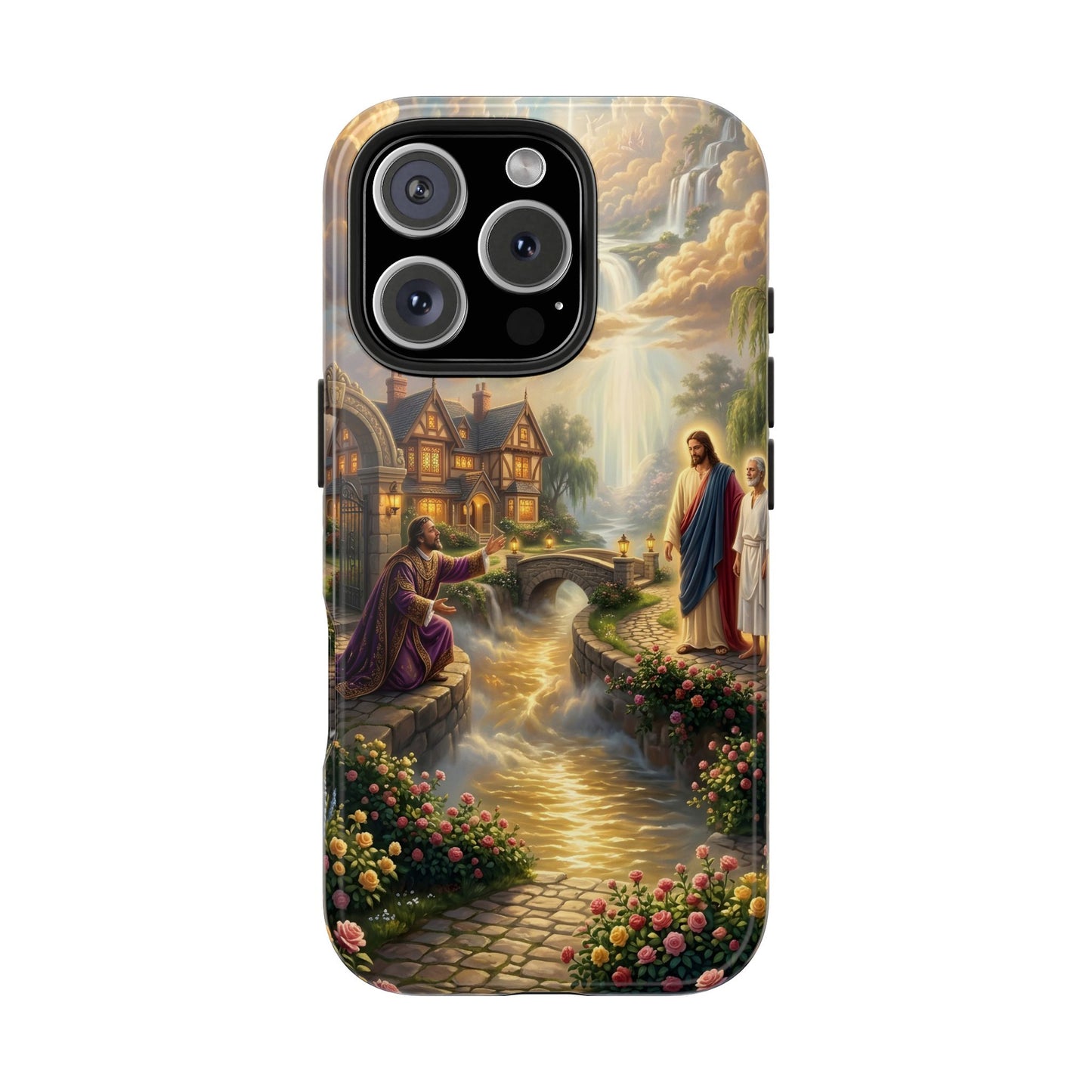 “The Great Reversal - Lazarus at the Rich Man’s Gate” - Phone Case