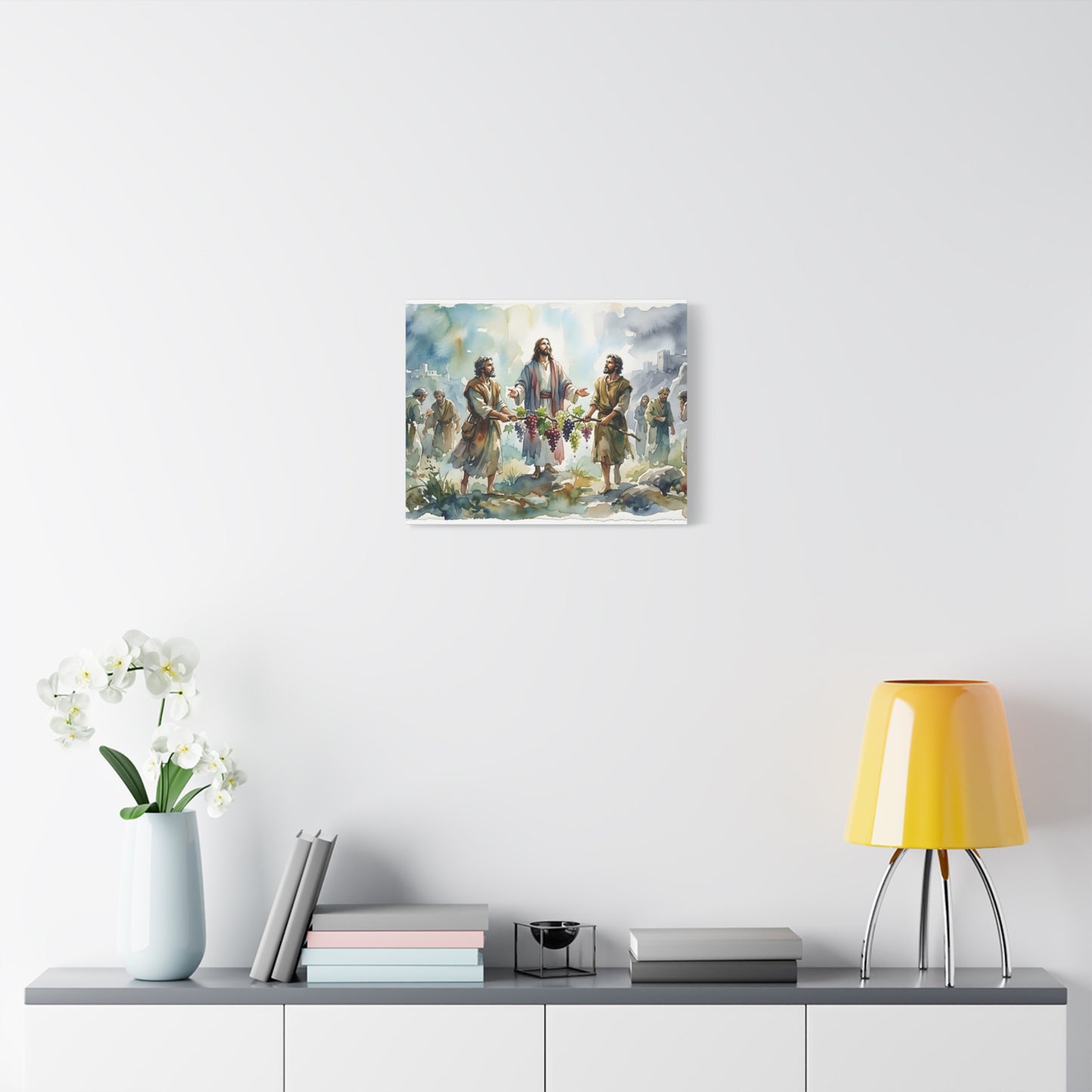 “Promised Land - The Spies Return from Canaan” - Canvas Art