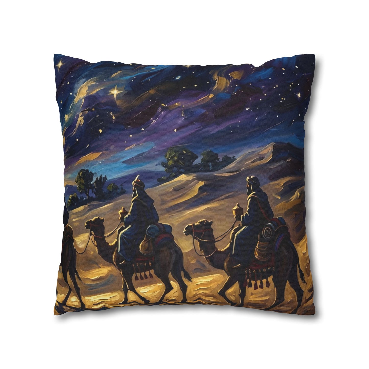 “Journey to Bethlehem - Wise Men Follow the Star” - Pillowcase
