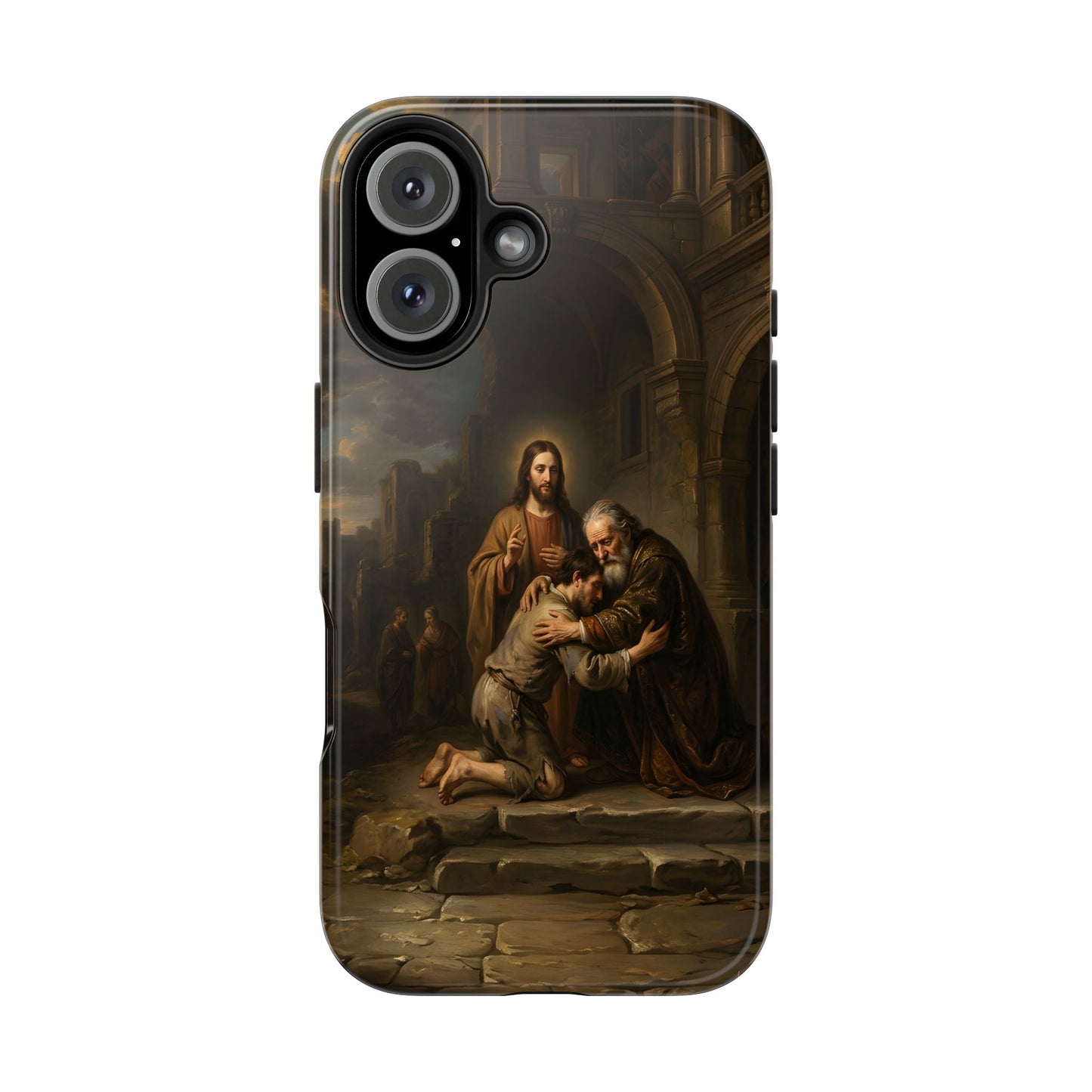 The prodigal son running toward his father - Phone Case